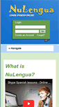 Mobile Screenshot of nulengua.com